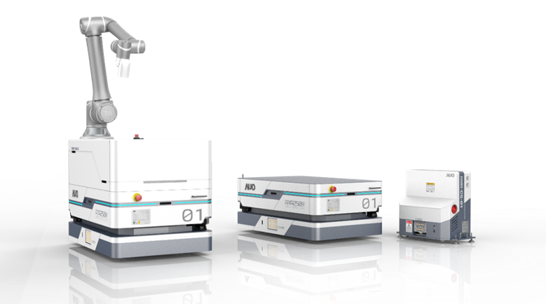 PG數位開發的自主式移動機器人（AMR250M），搭配全向輪並結合AI演算法、2D LiDAR、3D攝影機等技術，協助客戶實現產線全自動化